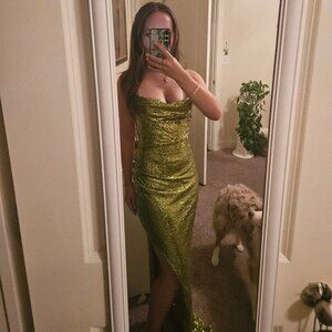 Windsor Lime Green Dress: Size S